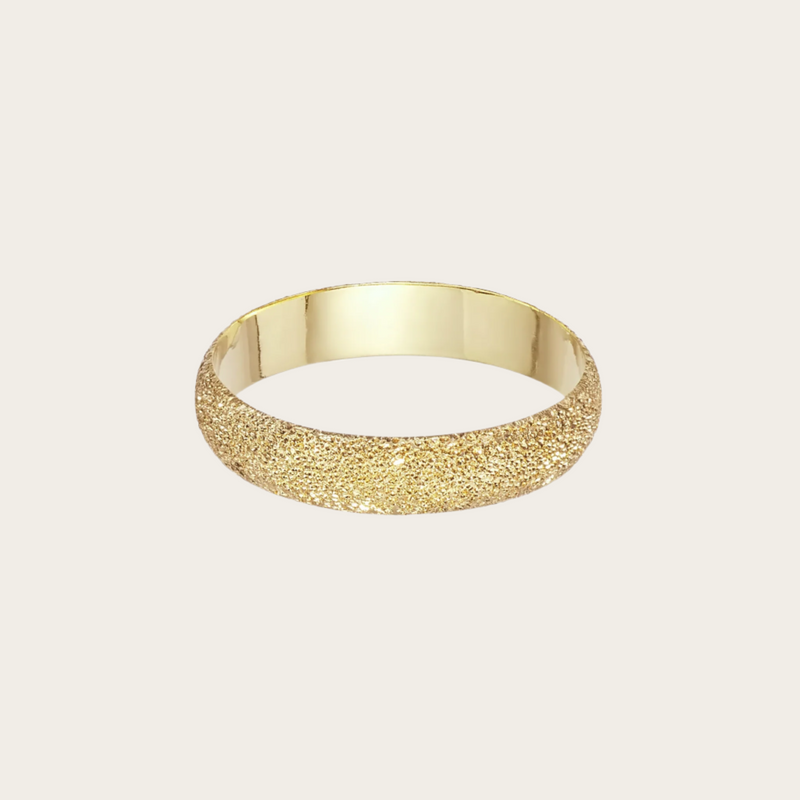 Carolina Bucci Flat Ring Florentine Finish