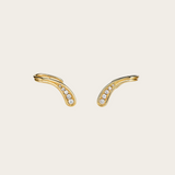 Fernando Jorge Fluid Diamonds Side Earrings