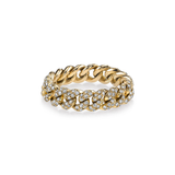 Shay Pave Diamond Mini Link Ring 0.72ct 18k