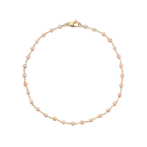 Venyx YG Small Pearl Anklet 18k