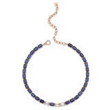 Shay Dashing Diamond & Blue Sapphire Tennis Necklace