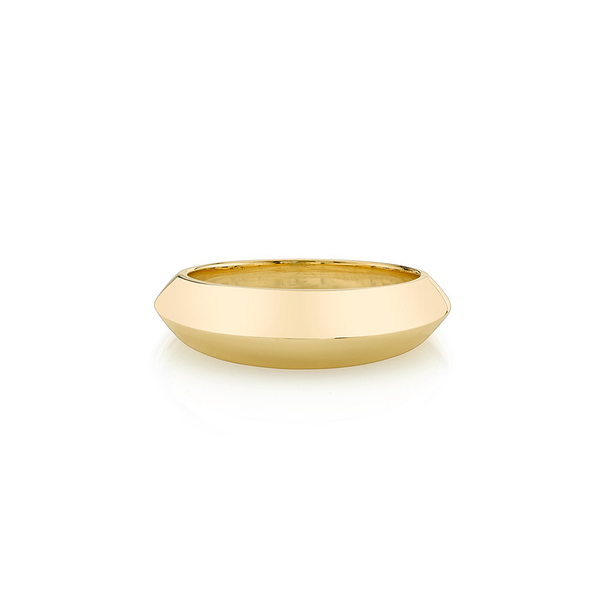 Lizzie Mandler YG Crescent Ring 18k