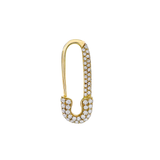 Anita Ko Mini Diamond Safety Pin Earring