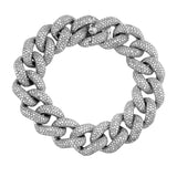 Shay Jumbo Pave Link Bracelet 15MM 9.8ct 18k