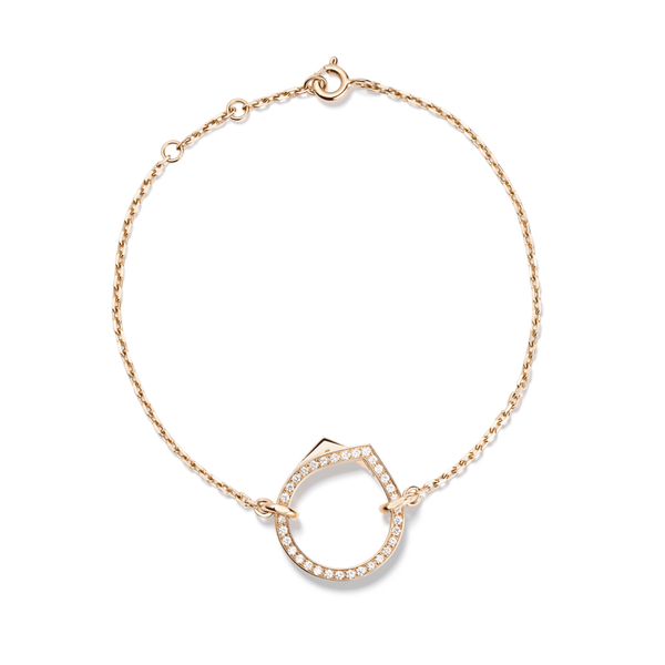 Repossi Antifer 1 Diamond Motif Chain Bracelet 0.2ct 18k