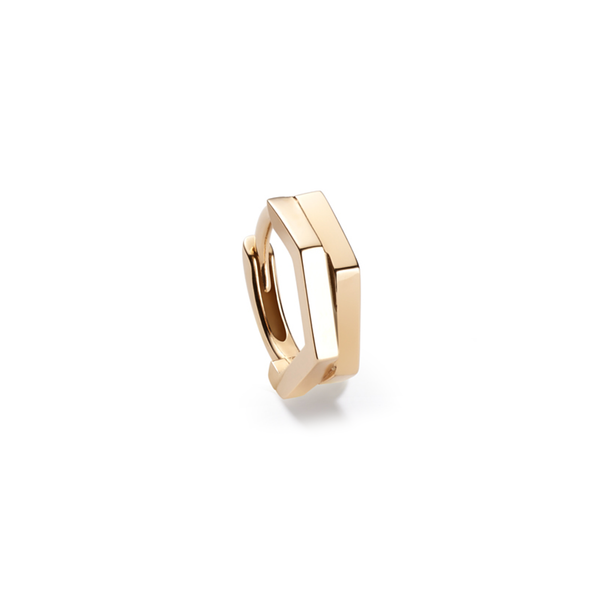 Repossi Antifer 2 Row Hoop Earring 18k