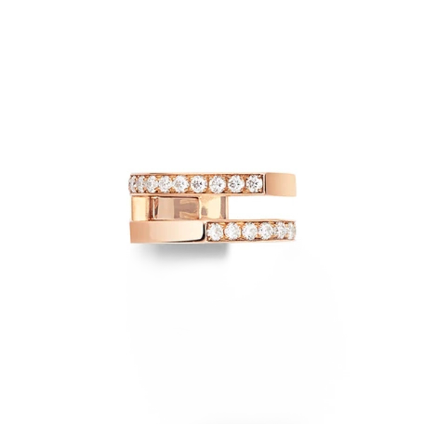Repossi Antifer Off-Width 2 Diamond Row Ear Cuff