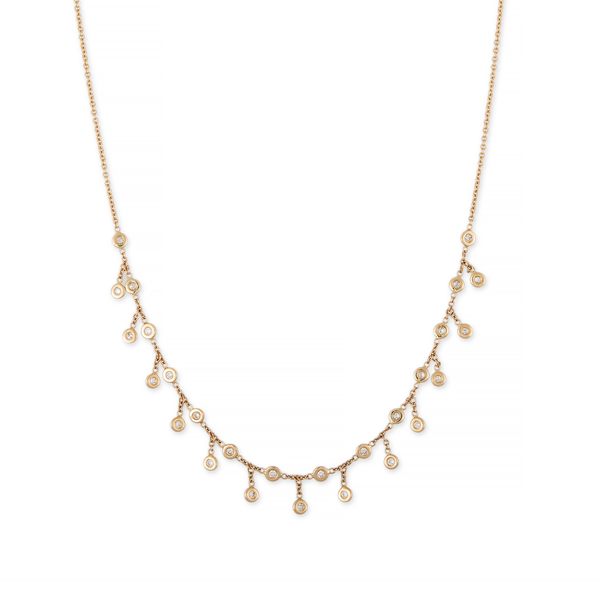 Jacquie Aiche Diamond Shaker Necklace (Demi-Fine 14k)