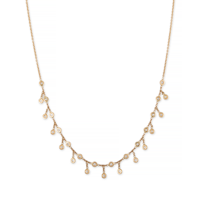 Jacquie Aiche Diamond Shaker Necklace (Demi-Fine 14k)