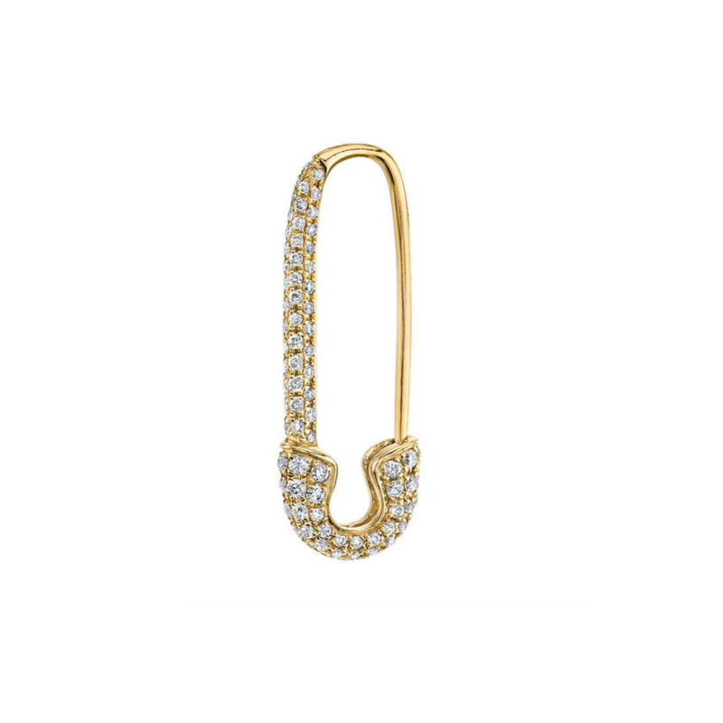 Anita Ko Diamond Safety Pin Earring Single 0.46ct 18k