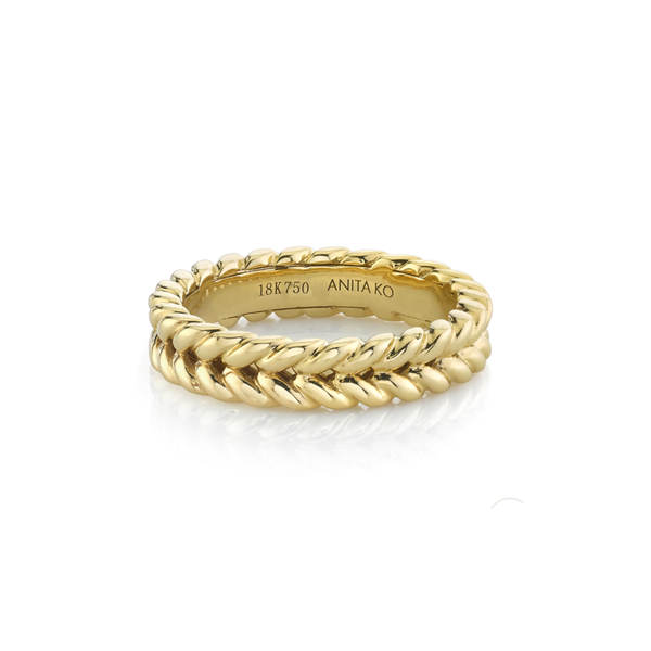 Anita Ko Braided Ring 18k