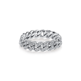 Shay Pave Diamond Mini Link Ring 0.72ct 18k