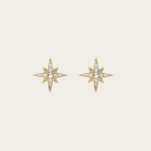 Venyx Oseanyx Star Stud Earrings with Diamonds