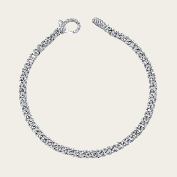 Shay Baby Pave Diamond Link Bracelet