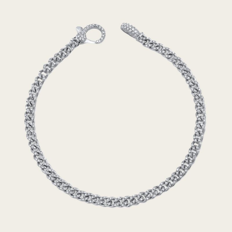 Shay Baby Pave Diamond Link Bracelet