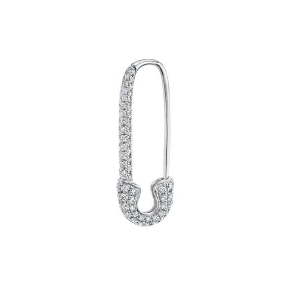 Anita Ko Diamond Safety Pin Earring Single 0.46ct 18k