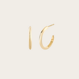 Lizzie Mandler Small Knife Edge Hoops