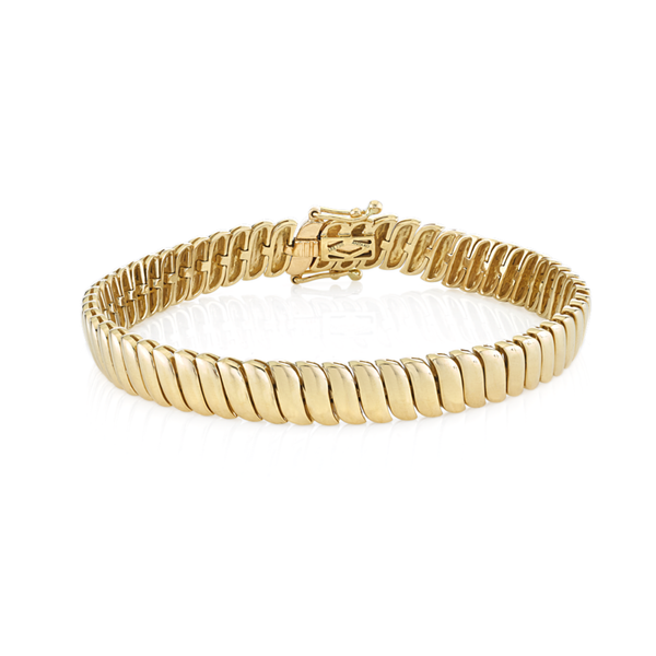 Anita Ko YG Plain Zoe Bracelet 18k