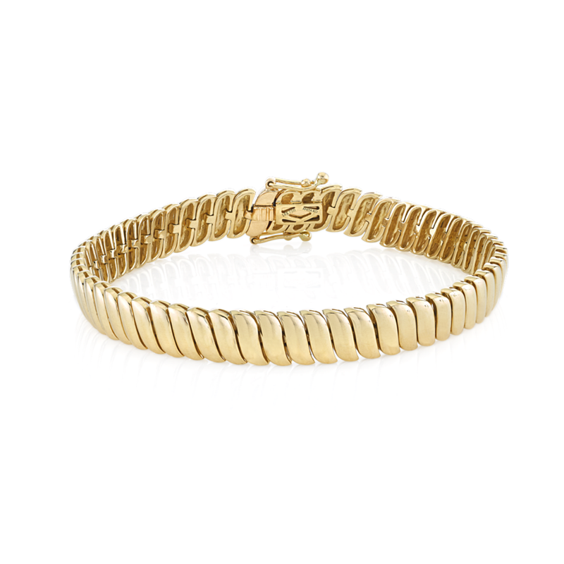 Anita Ko YG Plain Zoe Bracelet 18k