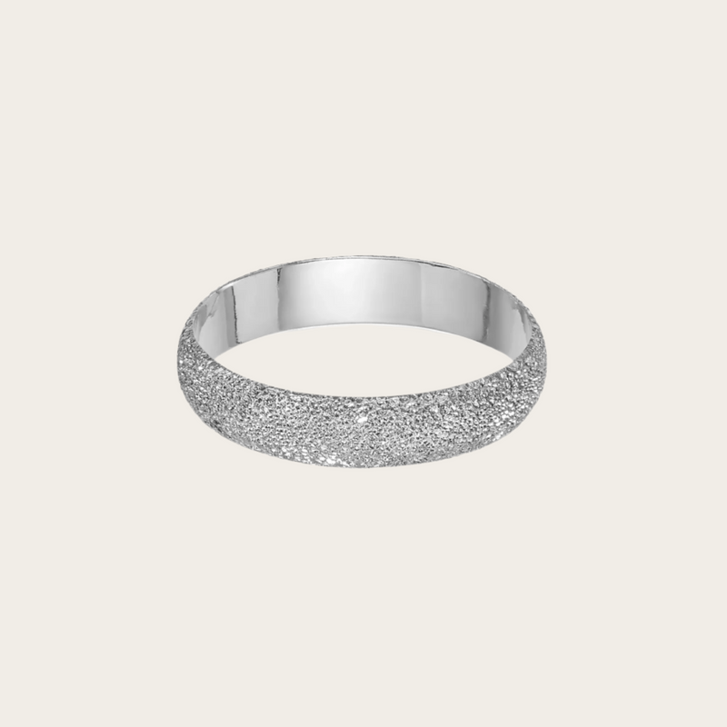 Carolina Bucci Flat Ring Florentine Finish