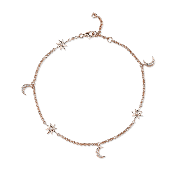 Shay Moon & Star Anklet