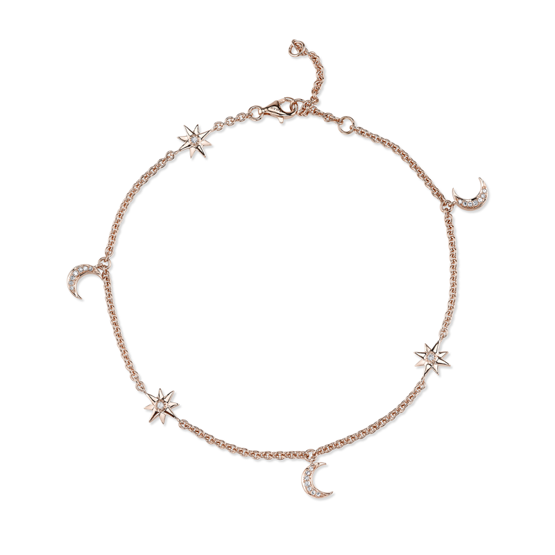 Shay Moon & Star Anklet