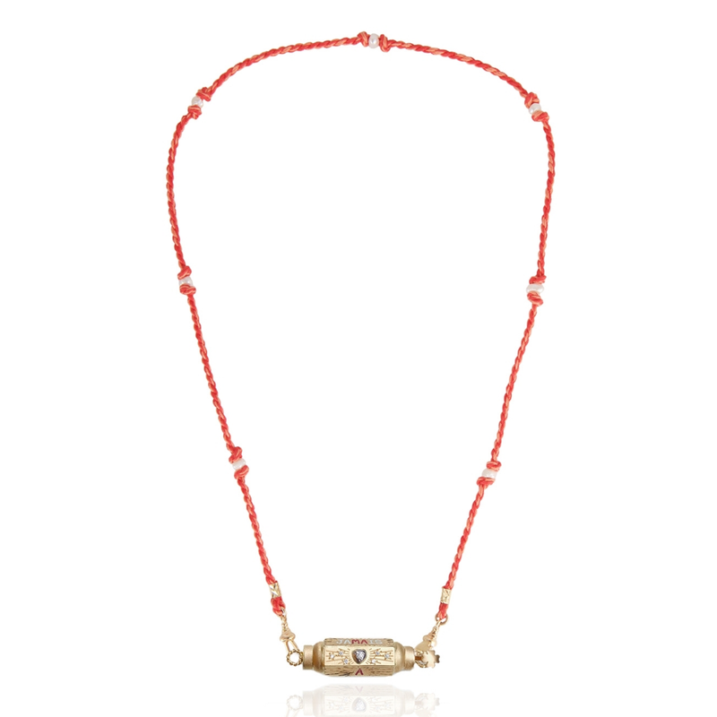 Marie Lichtenberg YG Baby Heart Locket with Diamonds 0.09cts (Demi-Fine 14k)