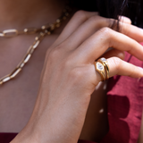 Lizzie Mandler One of a Kind Diamond Pinky Ring