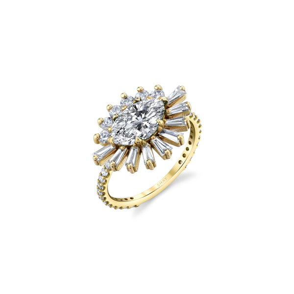 Shay Evil Eye Pinky Ring with Mixed Diamonds