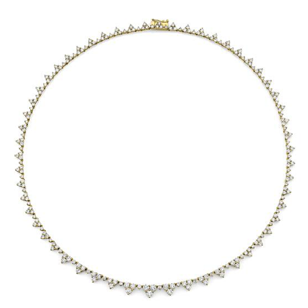 Anita Ko Triangle Eternity Diamond Choker