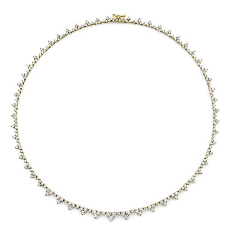 Anita Ko Triangle Eternity Diamond Choker