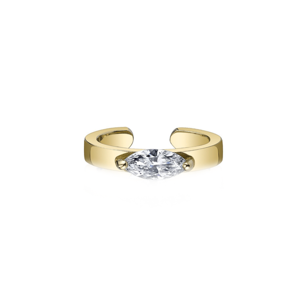 Anita Ko Marquise Diamond Ear Cuff 0.25cts 18k
