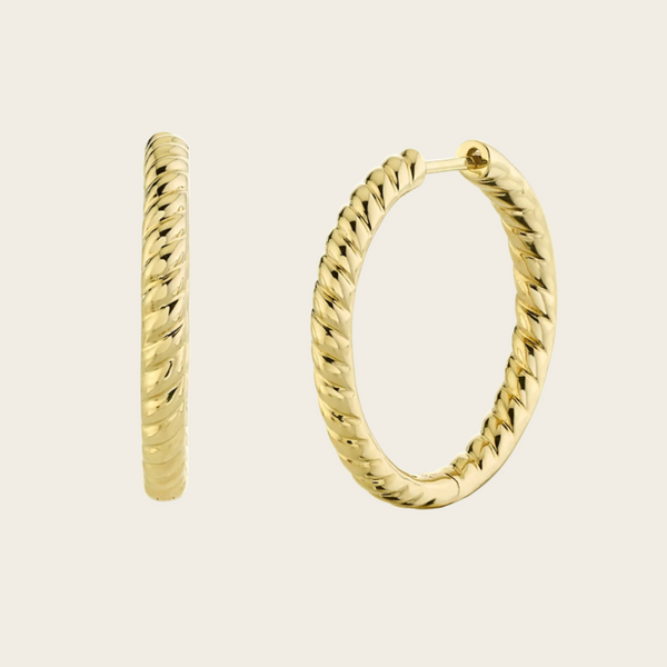 Anita Ko Zoe Braided Hoops