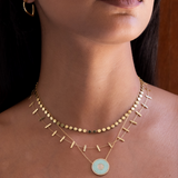 Jennifer Meyer 18" Cross Bar Necklace