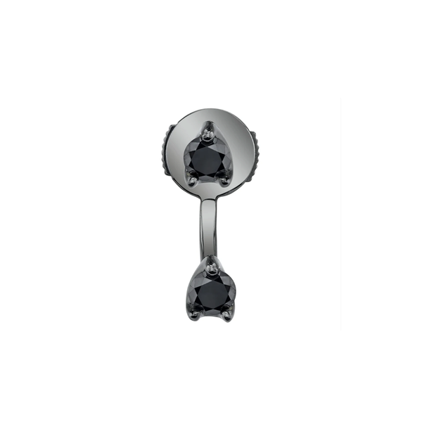 Anita Ko Black Diamond Orbit Earring