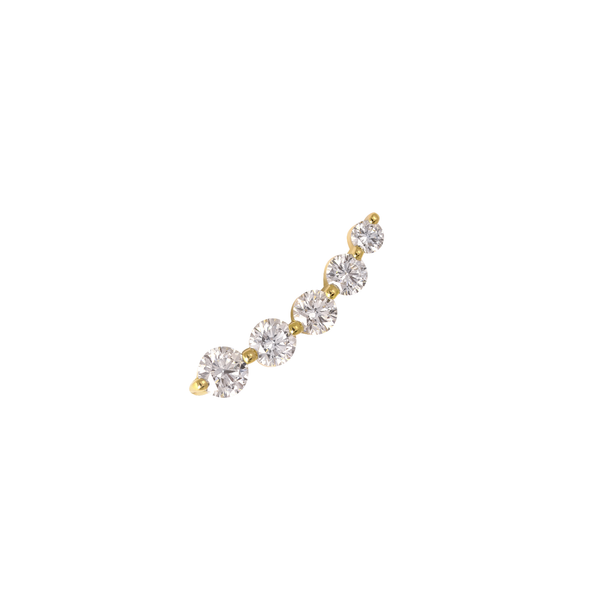 Anita Ko Large Floating Diamond Earring SINGLE 0.7ct 18k