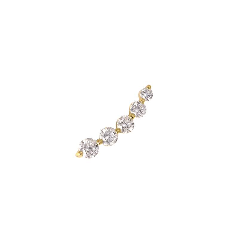 Anita Ko Large Floating Diamond Earring SINGLE 0.7ct 18k