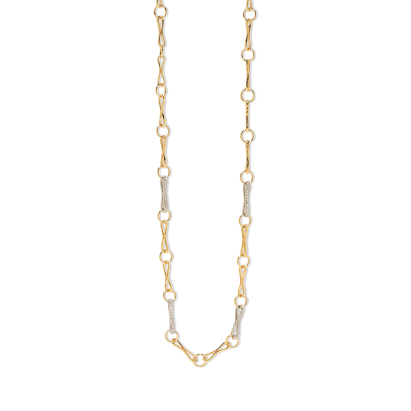 Azlee Large Motif with 4 Pave Links Chain
