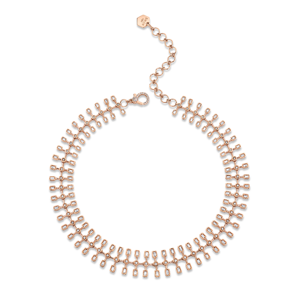 Shay Double-Dash Diamond Choker