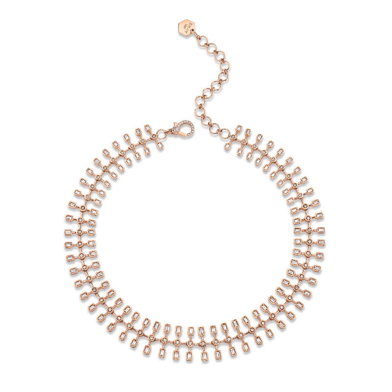 Shay Double-Dash Diamond Choker