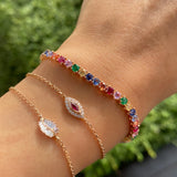 Anita Ko Small Palm Leaf Bracelet