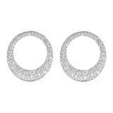 Anita Ko WG Large Galaxy Diamond Earrings 3.84cts 18k