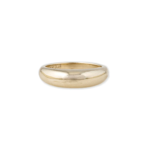Jacquie Aiche  Thin Dome Ring