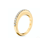 Anita Ko YG Single Row Galaxy Diamond Ring 0.56cts 18k