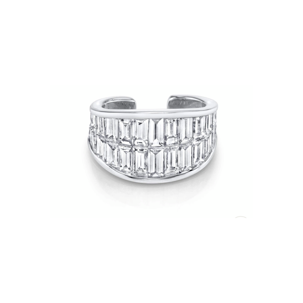 Anita Ko WG Baguette Galaxy Ear Cuff 1.47cts 18k