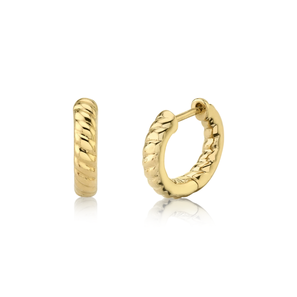 Anita Ko Zoe Braided Huggies 18k