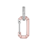 Eera Small Chiara Metallic Diamond Earring 0.17ct SS+18k