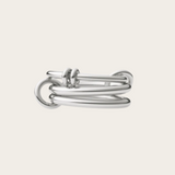Spinelli Kilcollin SS Raneth Silver 3 linked rings