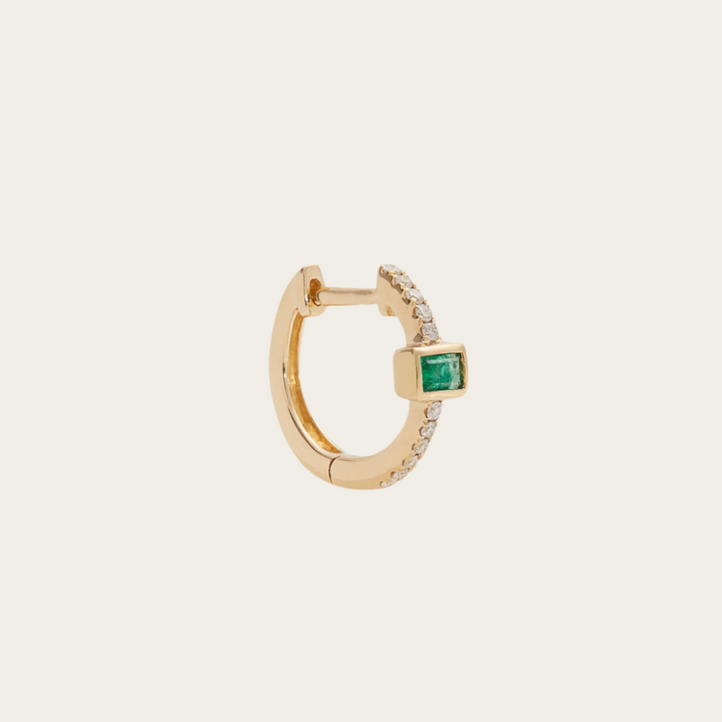 Jacquie Aiche Center Mini Hoop Single