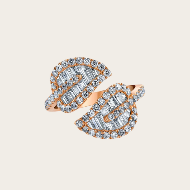 Anita Ko Medium Leaf Ring